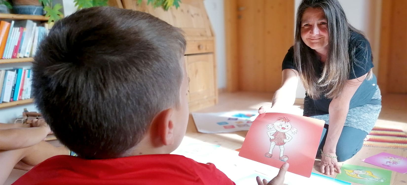 Michaela Datscher beim Workshop.